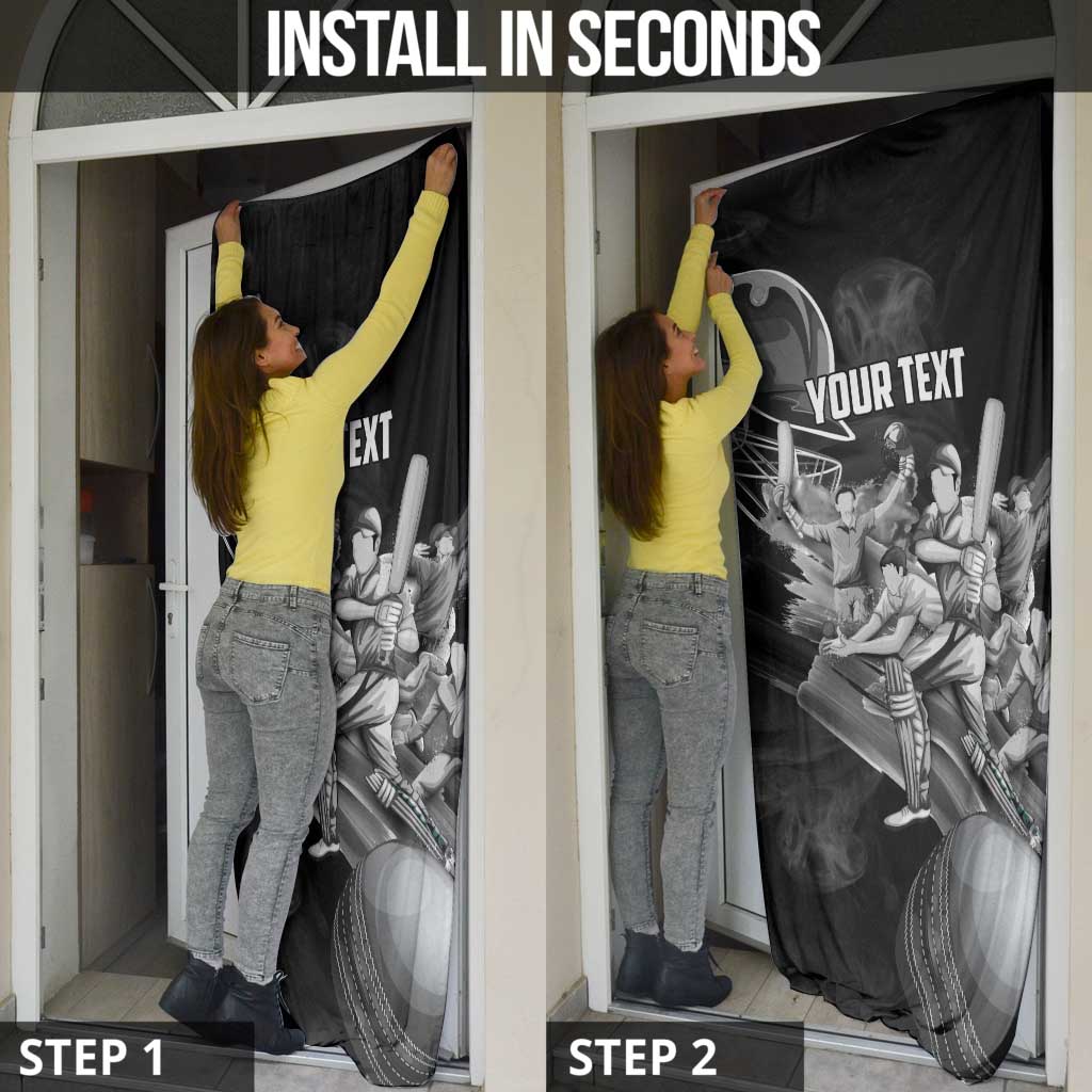 Personalized Isle of Man Cricket Door Cover Go Champion - Wonder Print Shop