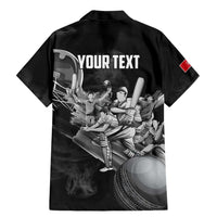 Personalized Isle of Man Cricket Family Matching Mermaid Dress and Hawaiian Shirt Go Champion - Wonder Print Shop