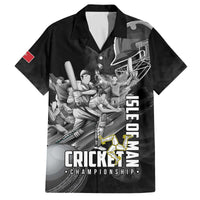 Personalized Isle of Man Cricket Family Matching Off The Shoulder Long Sleeve Dress and Hawaiian Shirt Go Champion - Wonder Print Shop
