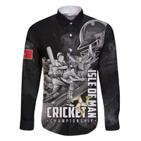 Personalized Isle of Man Cricket Family Matching Off The Shoulder Long Sleeve Dress and Hawaiian Shirt Go Champion - Wonder Print Shop