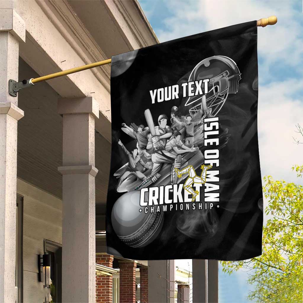 Personalized Isle of Man Cricket Garden Flag Go Champion - Wonder Print Shop