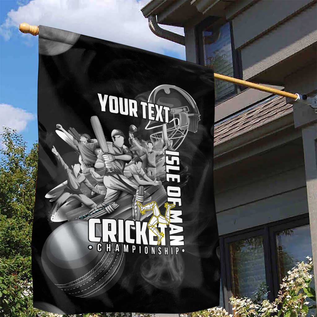 Personalized Isle of Man Cricket Garden Flag Go Champion - Wonder Print Shop