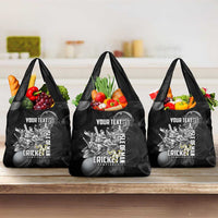 Personalized Isle of Man Cricket Grocery Bag Go Champion - Wonder Print Shop