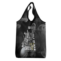 Personalized Isle of Man Cricket Grocery Bag Go Champion - Wonder Print Shop