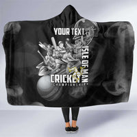 Personalized Isle of Man Cricket Hooded Blanket Go Champion - Wonder Print Shop