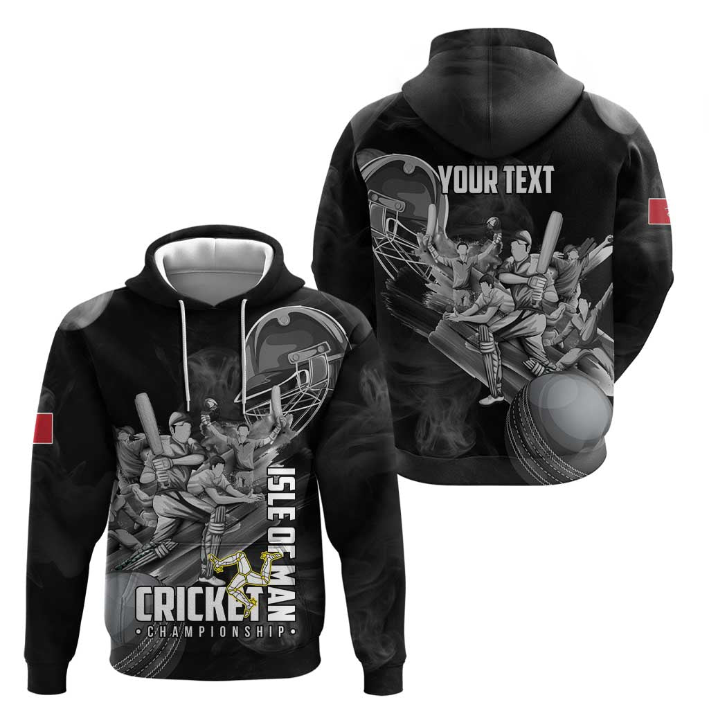 Personalized Isle of Man Cricket Hoodie Go Champion - Wonder Print Shop