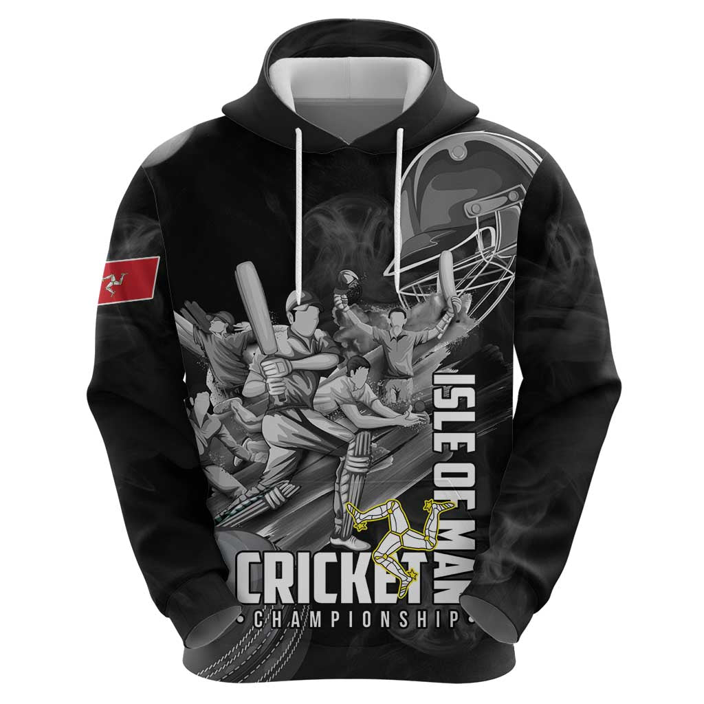 Personalized Isle of Man Cricket Hoodie Go Champion - Wonder Print Shop
