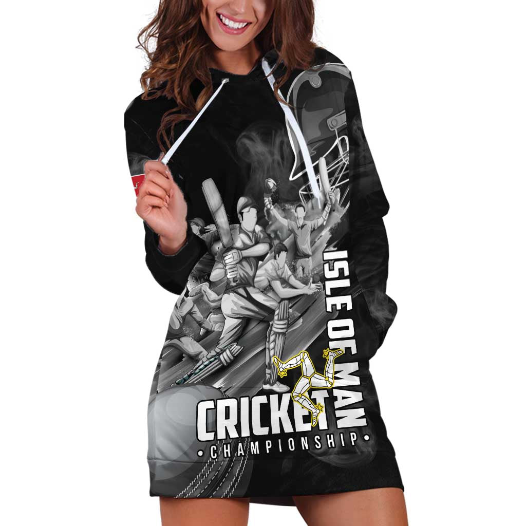 Personalized Isle of Man Cricket Hoodie Dress Go Champion - Wonder Print Shop
