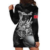 Personalized Isle of Man Cricket Hoodie Dress Go Champion - Wonder Print Shop