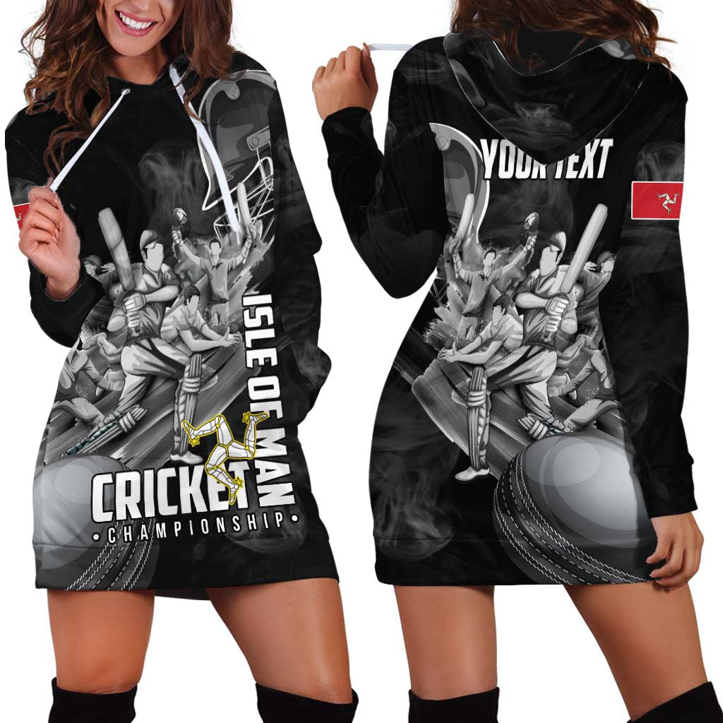 Personalized Isle of Man Cricket Hoodie Dress Go Champion - Wonder Print Shop