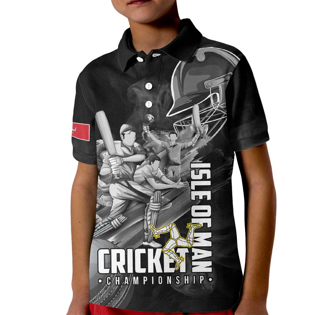 Personalized Isle of Man Cricket Kid Polo Shirt Go Champion - Wonder Print Shop