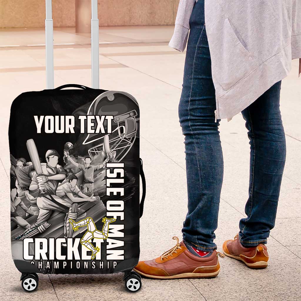 Personalized Isle of Man Cricket Luggage Cover Go Champion - Wonder Print Shop