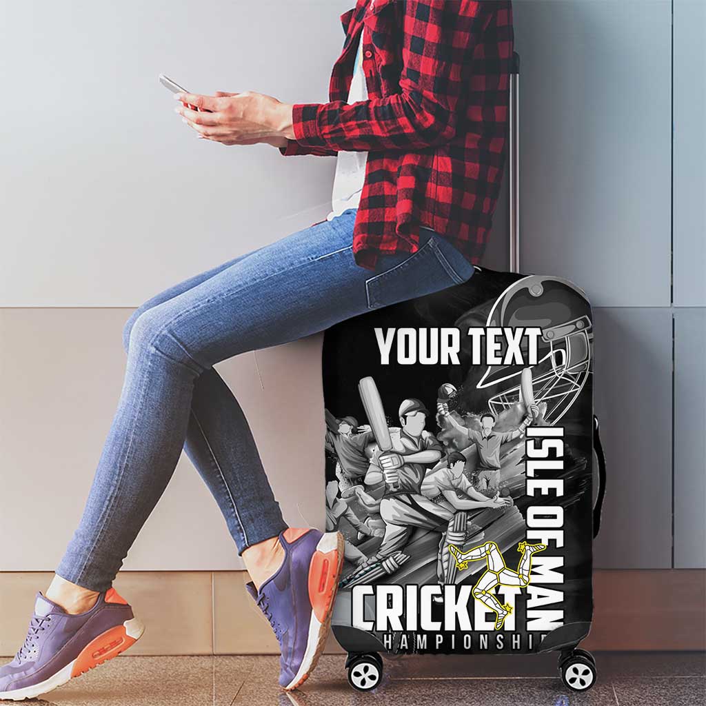 Personalized Isle of Man Cricket Luggage Cover Go Champion - Wonder Print Shop