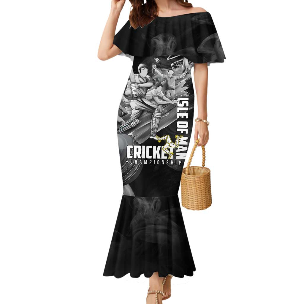 Personalized Isle of Man Cricket Mermaid Dress Go Champion - Wonder Print Shop