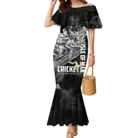 Personalized Isle of Man Cricket Mermaid Dress Go Champion - Wonder Print Shop