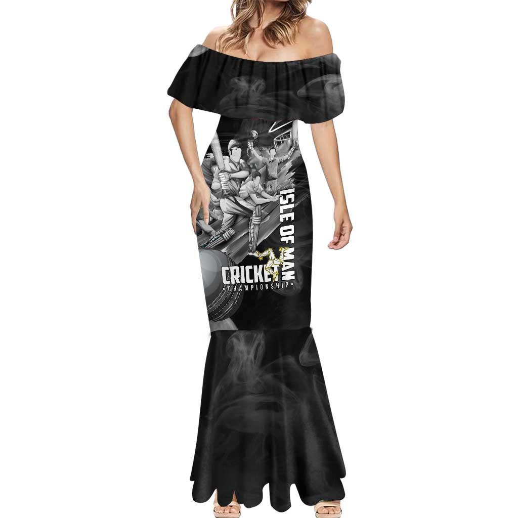 Personalized Isle of Man Cricket Mermaid Dress Go Champion - Wonder Print Shop