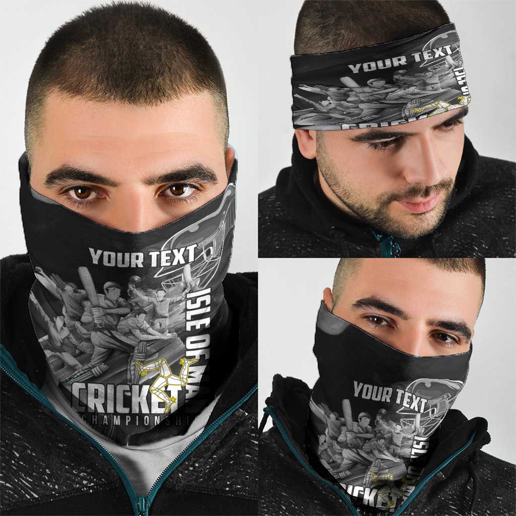 Personalized Isle of Man Cricket Neck Gaiter Go Champion - Wonder Print Shop