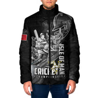 Personalized Isle of Man Cricket Padded Jacket Go Champion - Wonder Print Shop