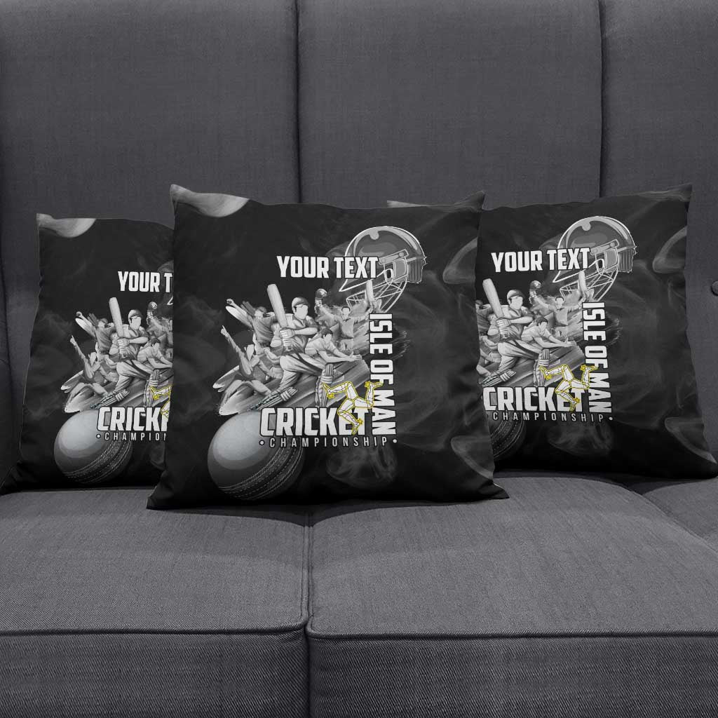 Personalized Isle of Man Cricket Pillow Cover Go Champion - Wonder Print Shop