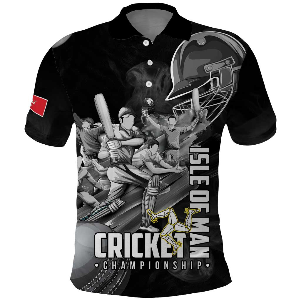 Personalized Isle of Man Cricket Polo Shirt Go Champion - Wonder Print Shop