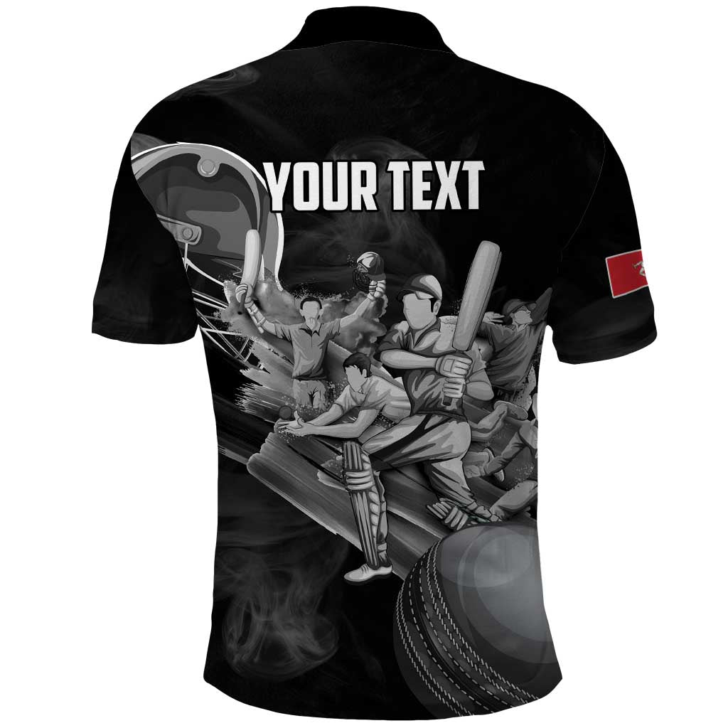 Personalized Isle of Man Cricket Polo Shirt Go Champion - Wonder Print Shop
