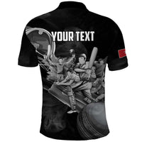 Personalized Isle of Man Cricket Polo Shirt Go Champion - Wonder Print Shop