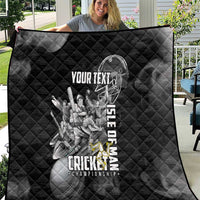 Personalized Isle of Man Cricket Quilt Go Champion - Wonder Print Shop