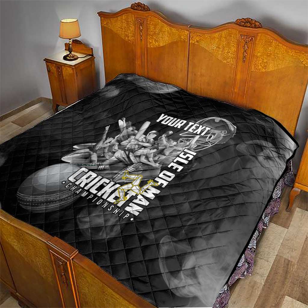 Personalized Isle of Man Cricket Quilt Go Champion - Wonder Print Shop