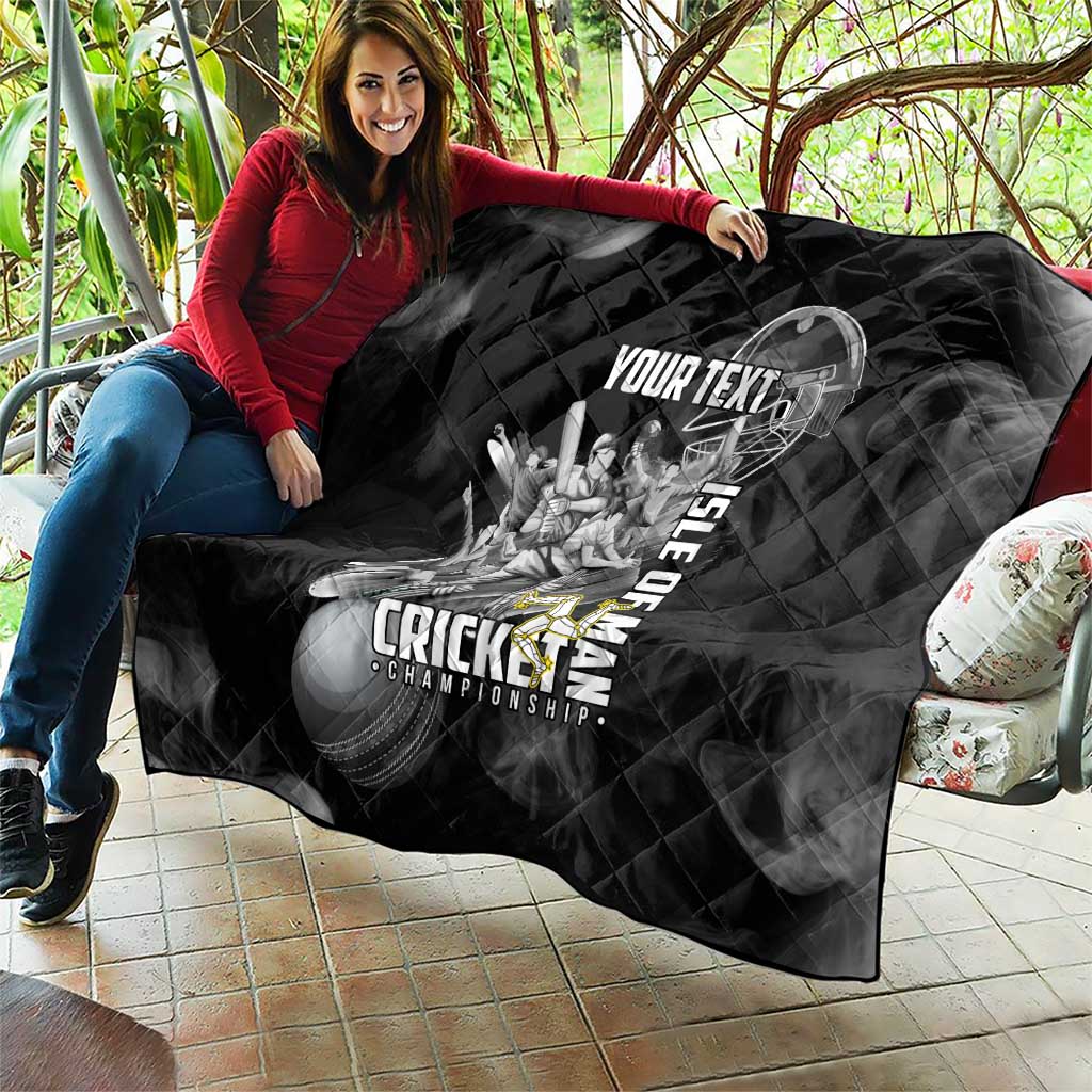 Personalized Isle of Man Cricket Quilt Go Champion - Wonder Print Shop