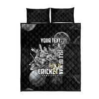 Personalized Isle of Man Cricket Quilt Bed Set Go Champion - Wonder Print Shop