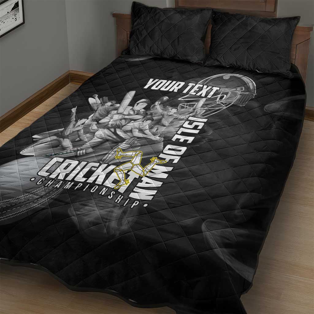 Personalized Isle of Man Cricket Quilt Bed Set Go Champion - Wonder Print Shop