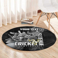 Personalized Isle of Man Cricket Round Carpet Go Champion - Wonder Print Shop