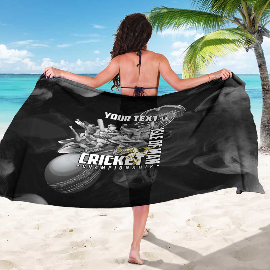 Personalized Isle of Man Cricket Sarong Go Champion - Wonder Print Shop