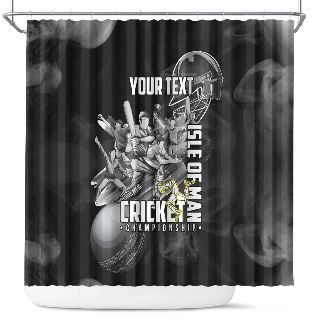Personalized Isle of Man Cricket Shower Curtain Go Champion - Wonder Print Shop