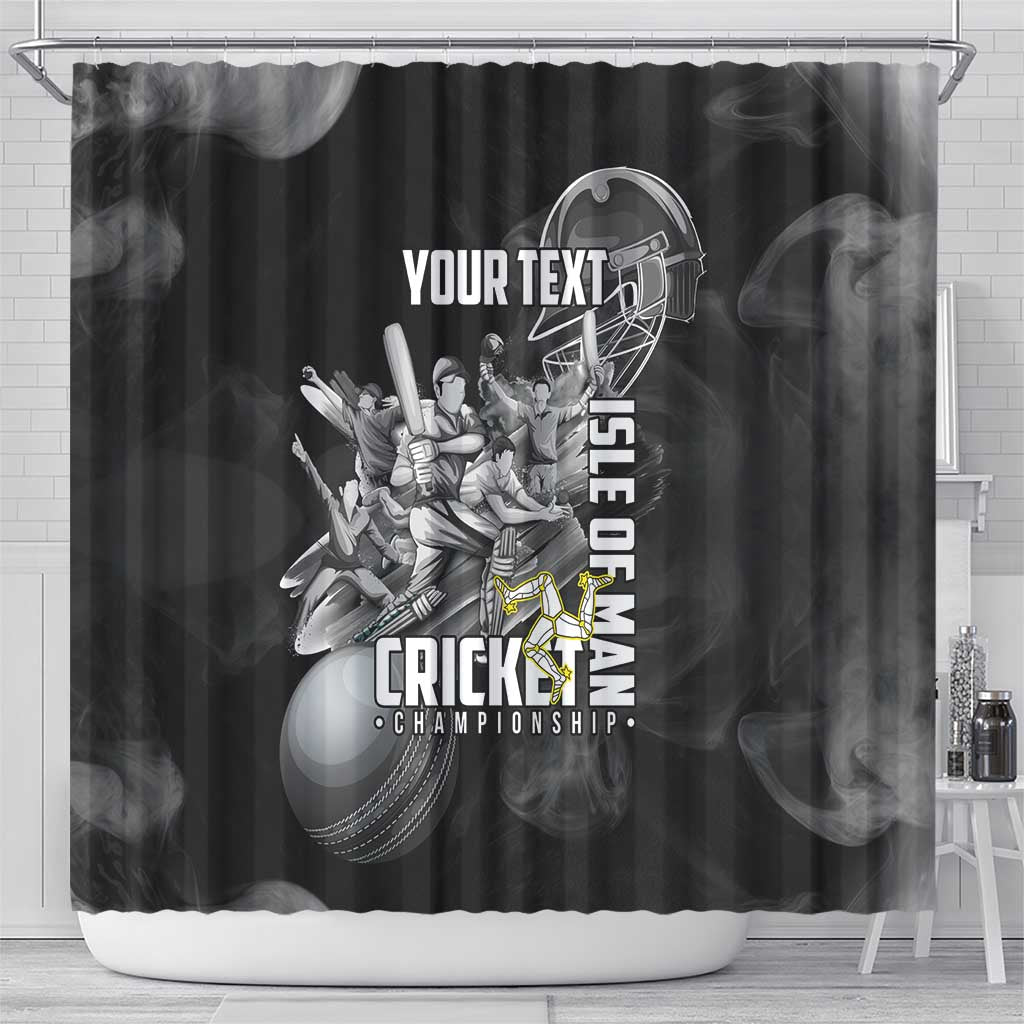Personalized Isle of Man Cricket Shower Curtain Go Champion - Wonder Print Shop