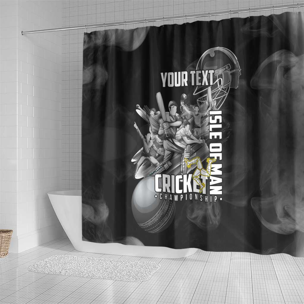 Personalized Isle of Man Cricket Shower Curtain Go Champion - Wonder Print Shop