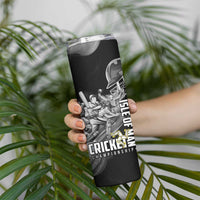 Personalized Isle of Man Cricket Skinny Tumbler Go Champion - Wonder Print Shop