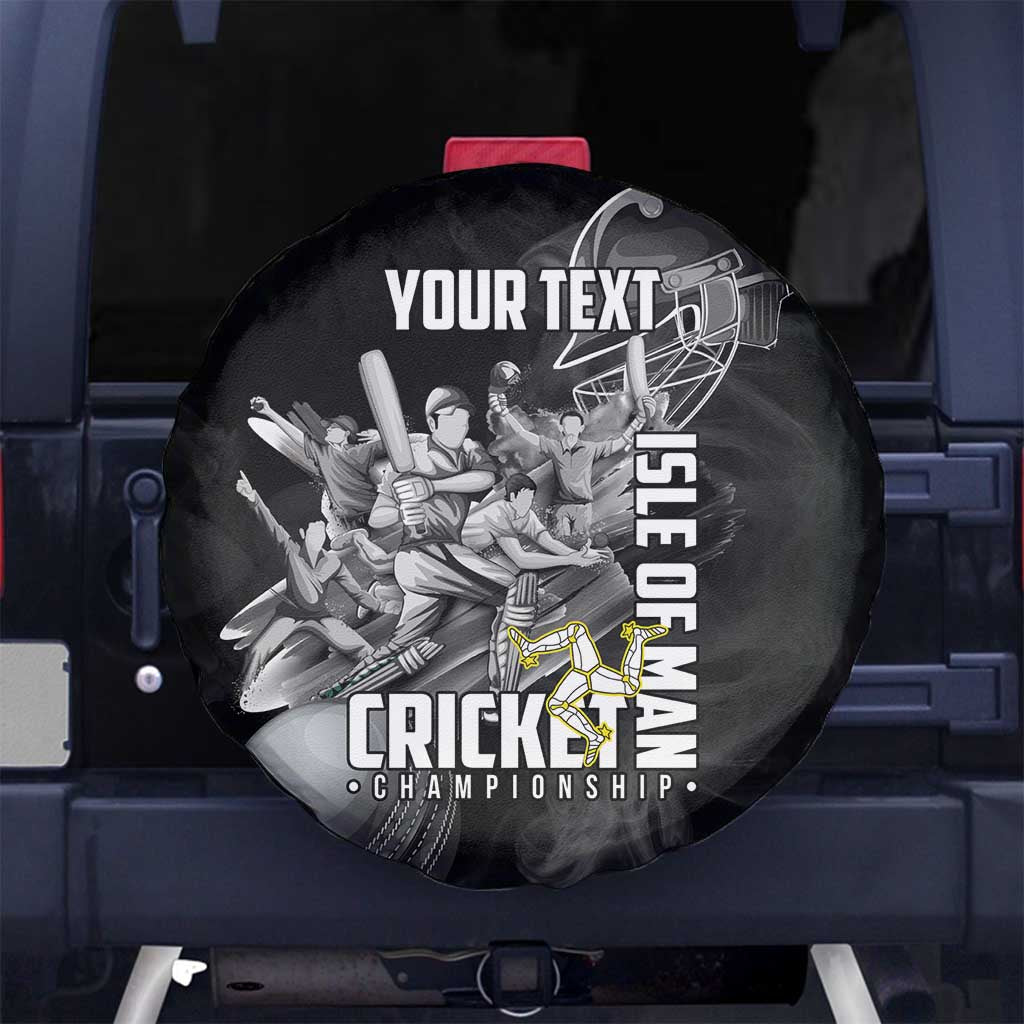 Personalized Isle of Man Cricket Spare Tire Cover Go Champion - Wonder Print Shop