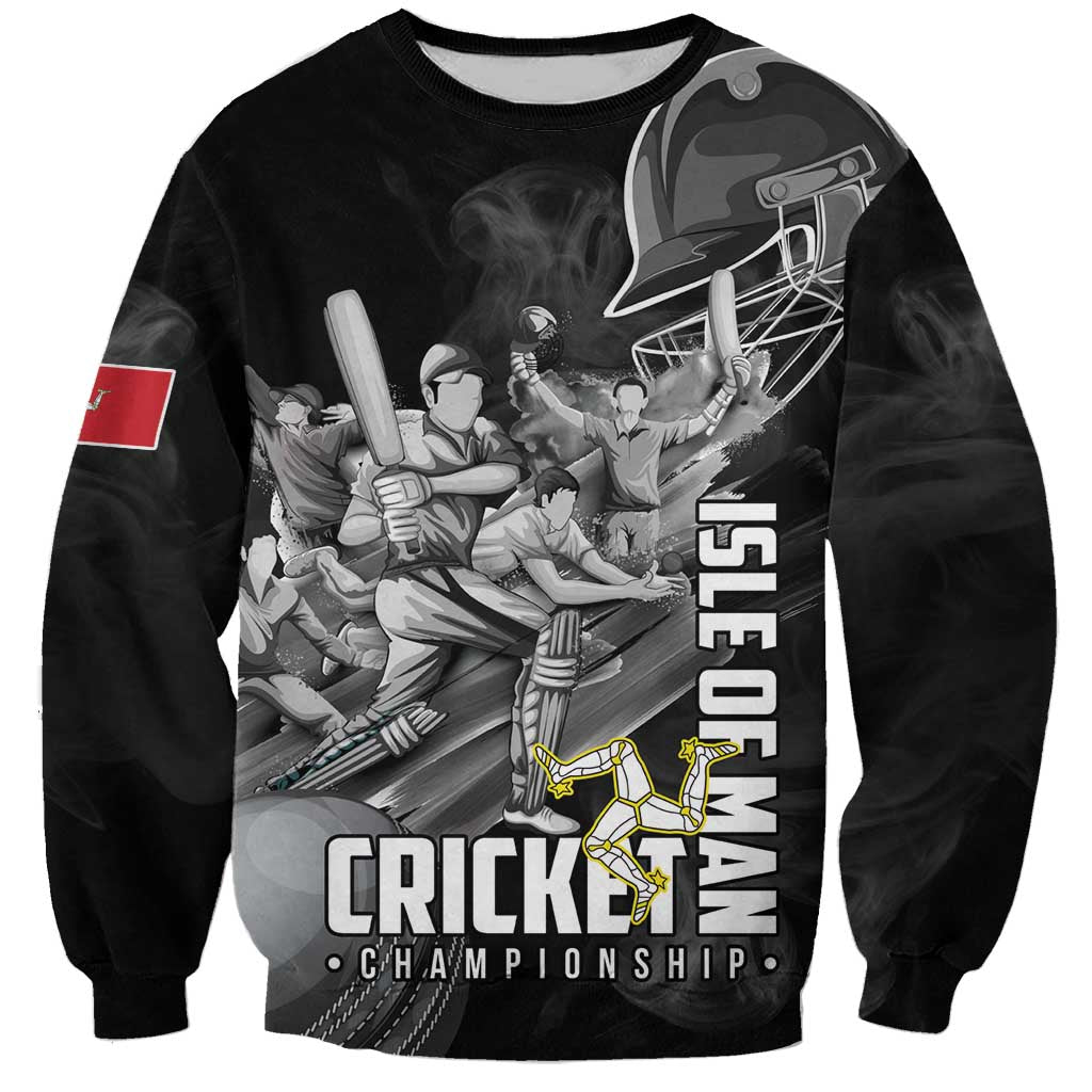 Personalized Isle of Man Cricket Sweatshirt Go Champion - Wonder Print Shop