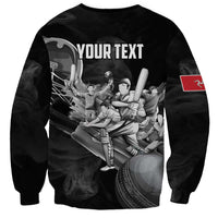Personalized Isle of Man Cricket Sweatshirt Go Champion - Wonder Print Shop