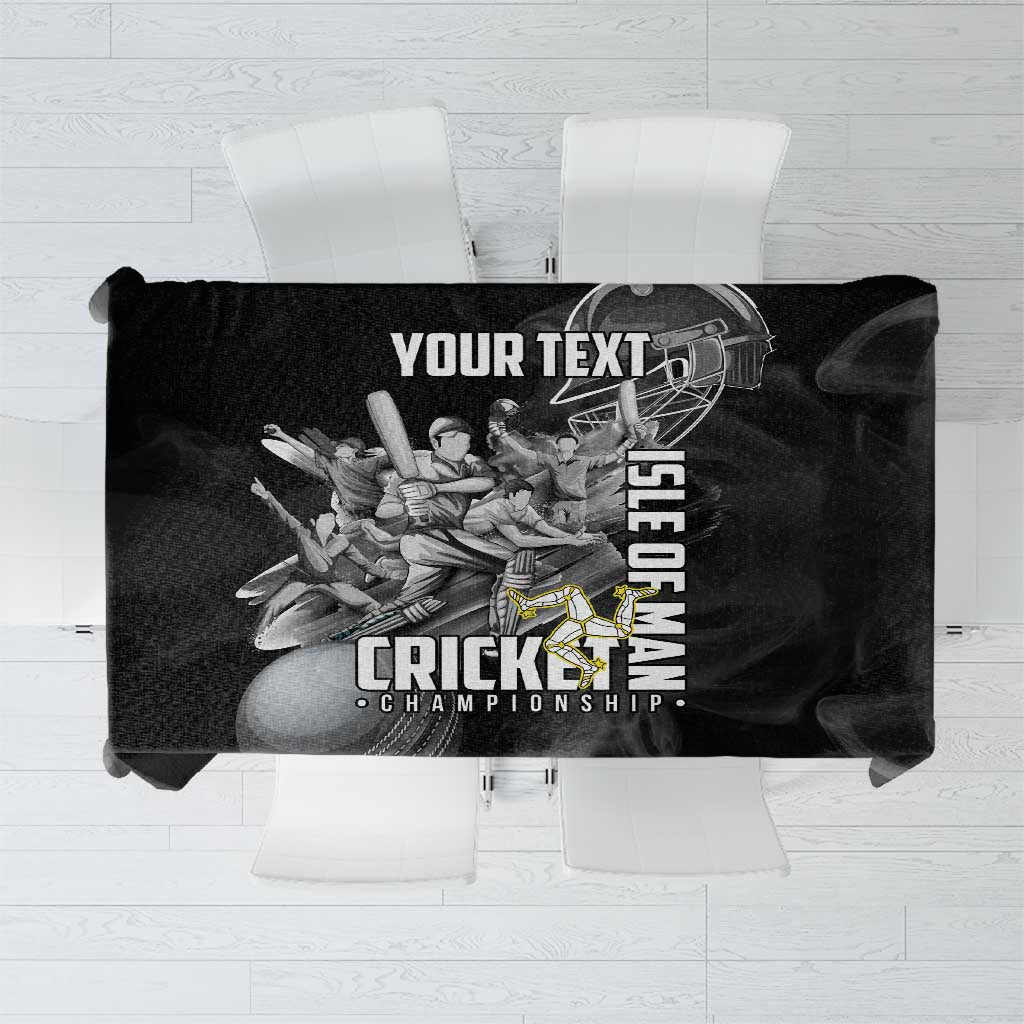 Personalized Isle of Man Cricket Tablecloth Go Champion - Wonder Print Shop