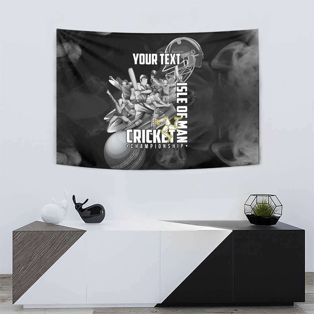 Personalized Isle of Man Cricket Tapestry Go Champion - Wonder Print Shop