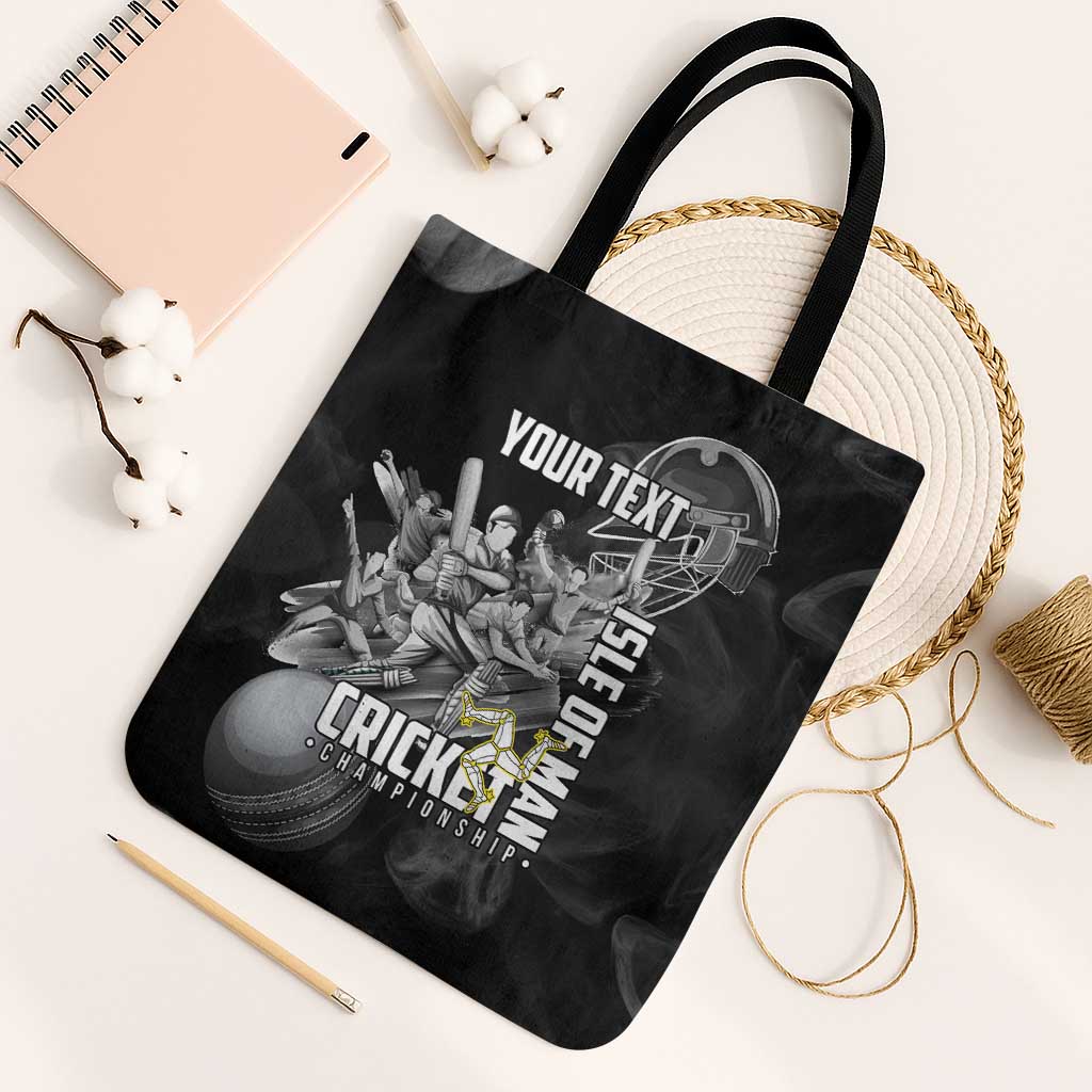 Personalized Isle of Man Cricket Tote Bag Go Champion - Wonder Print Shop