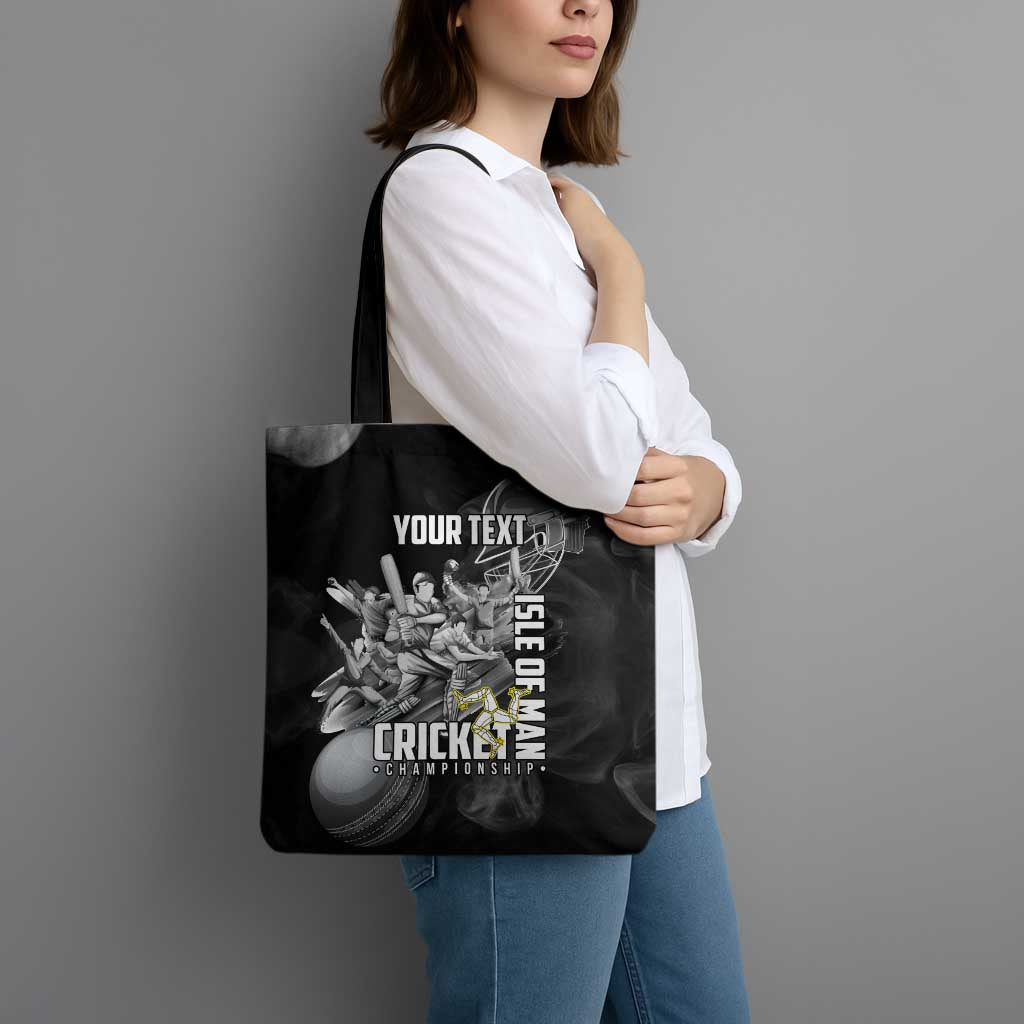 Personalized Isle of Man Cricket Tote Bag Go Champion - Wonder Print Shop
