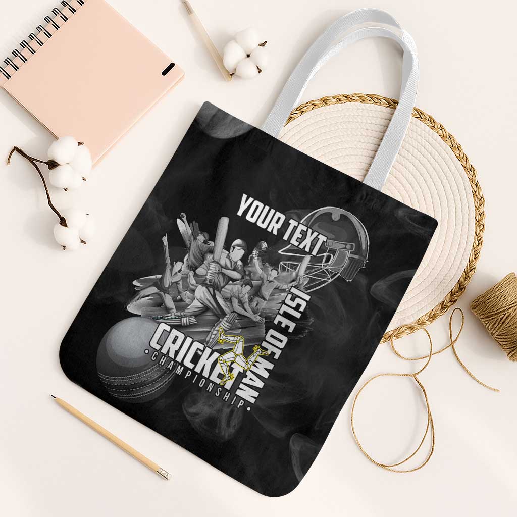 Personalized Isle of Man Cricket Tote Bag Go Champion - Wonder Print Shop