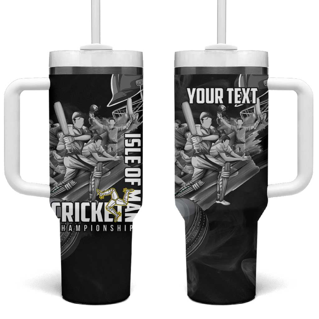 Personalized Isle of Man Cricket Tumbler With Handle Go Champion - Wonder Print Shop