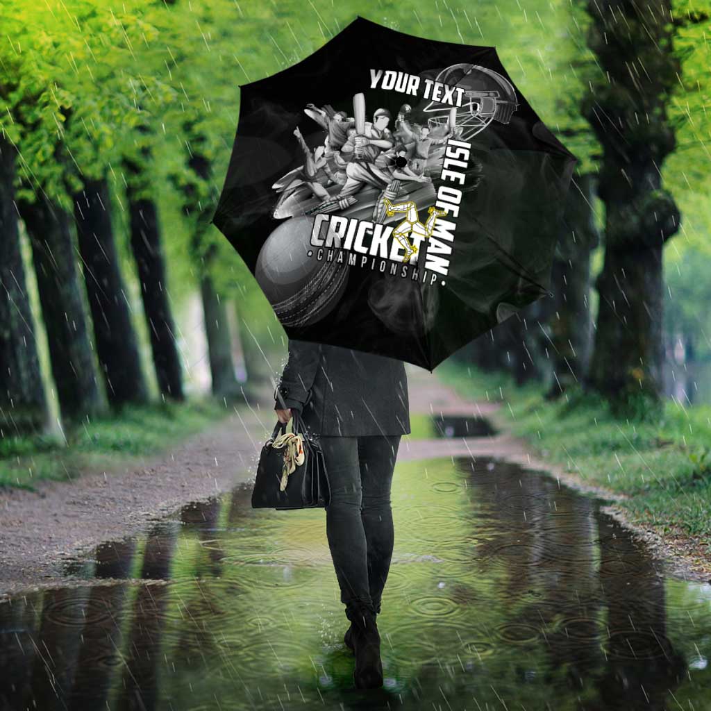 Personalized Isle of Man Cricket Umbrella Go Champion - Wonder Print Shop