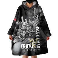 Personalized Isle of Man Cricket Wearable Blanket Hoodie Go Champion - Wonder Print Shop