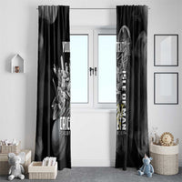 Personalized Isle of Man Cricket Window Curtain Go Champion - Wonder Print Shop
