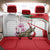 Lebanon Striped Hyena Back Car Seat Cover With Cyclamen Flowers - Wonder Print Shop